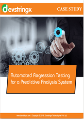 Automated Regression Testing for a Predictive Analysis System