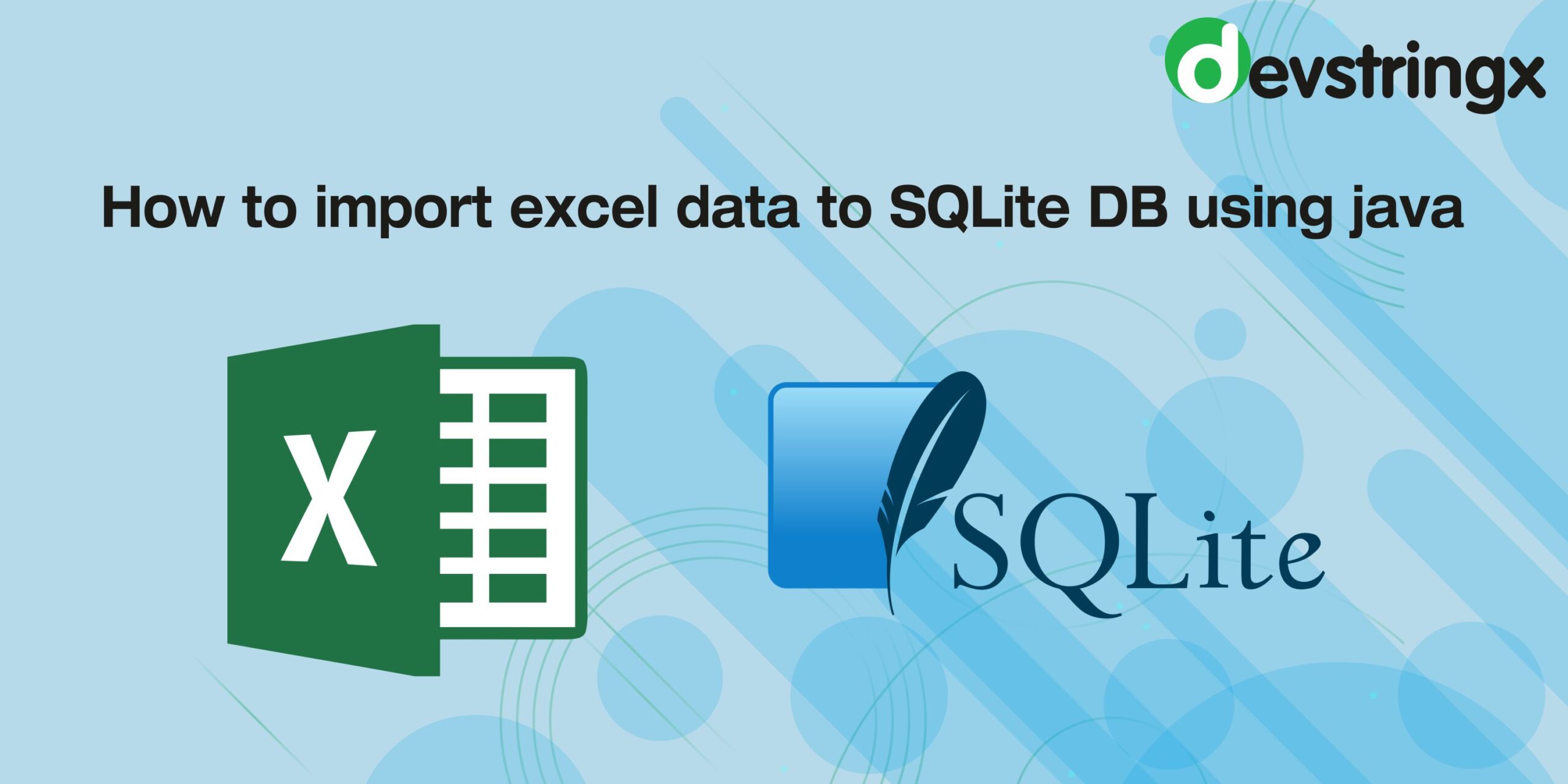 Import Excel Data to SQLite DB Using Java