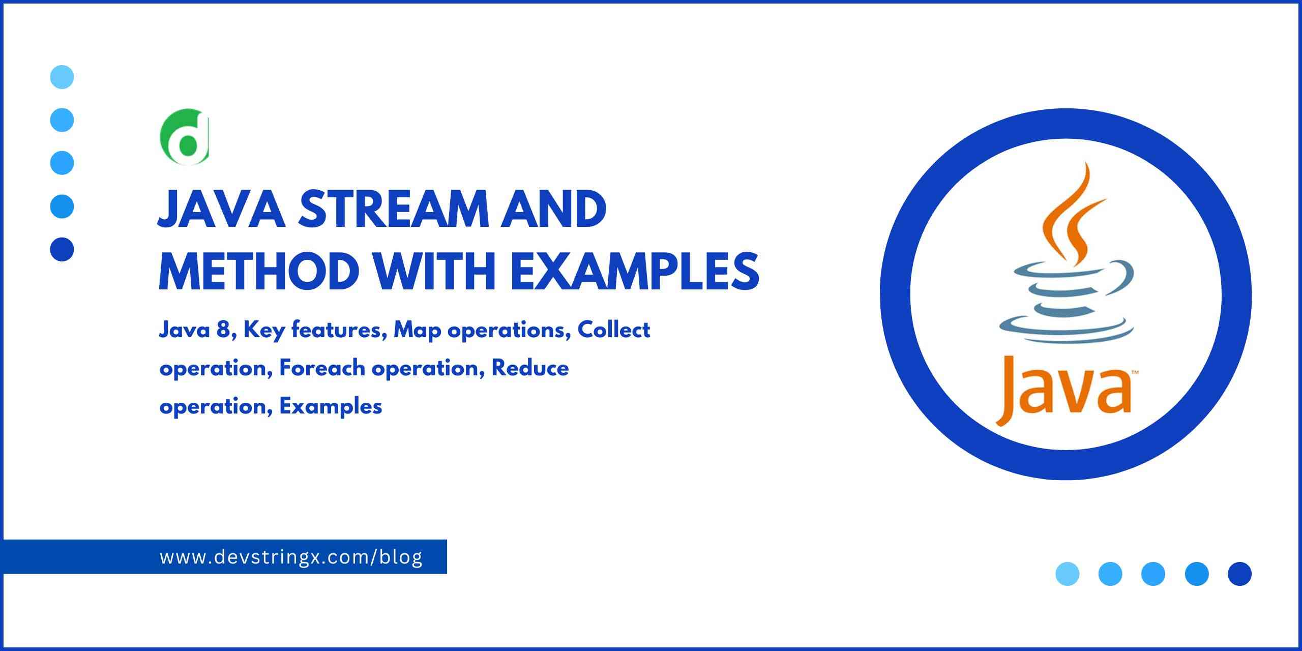 Banner for Java Stream with Example