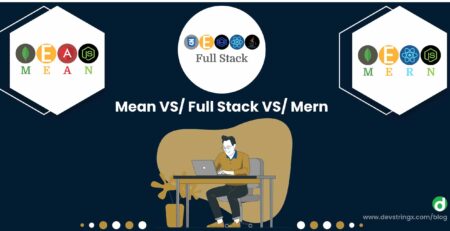Feature image on the Key difference between Mean Vs Mern Vs Full stack development