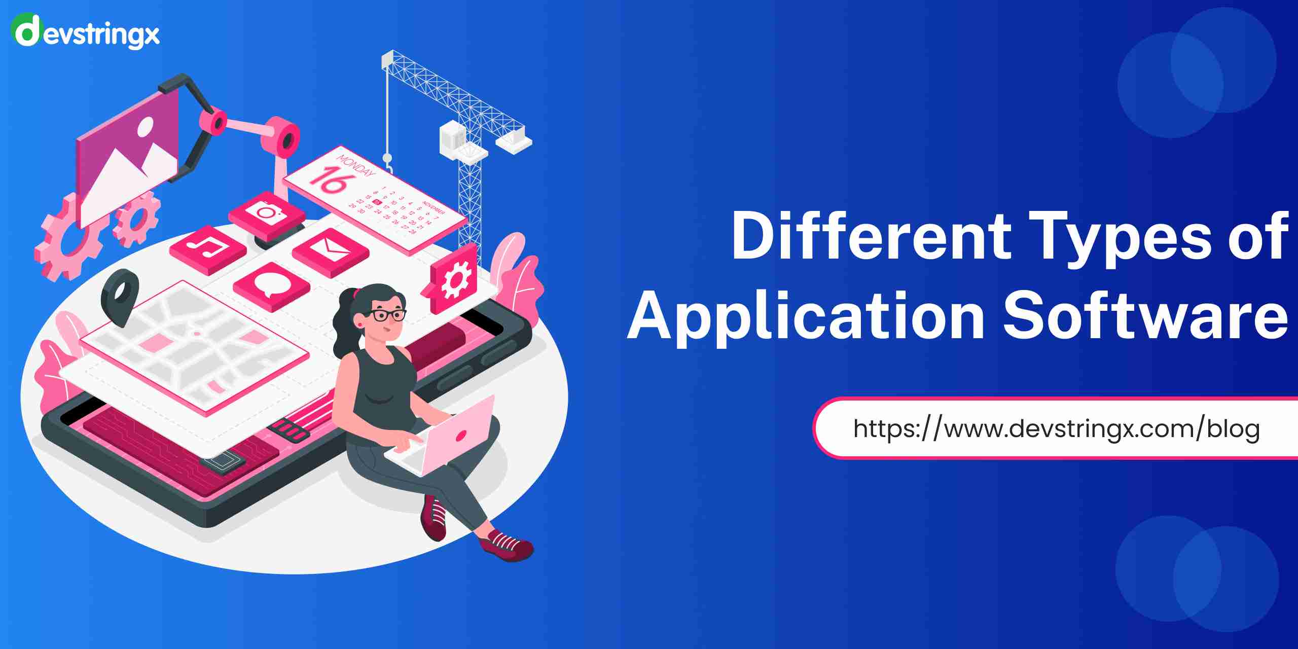 Feature image for type of application blog