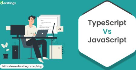 Feature image for javascript vs typescript