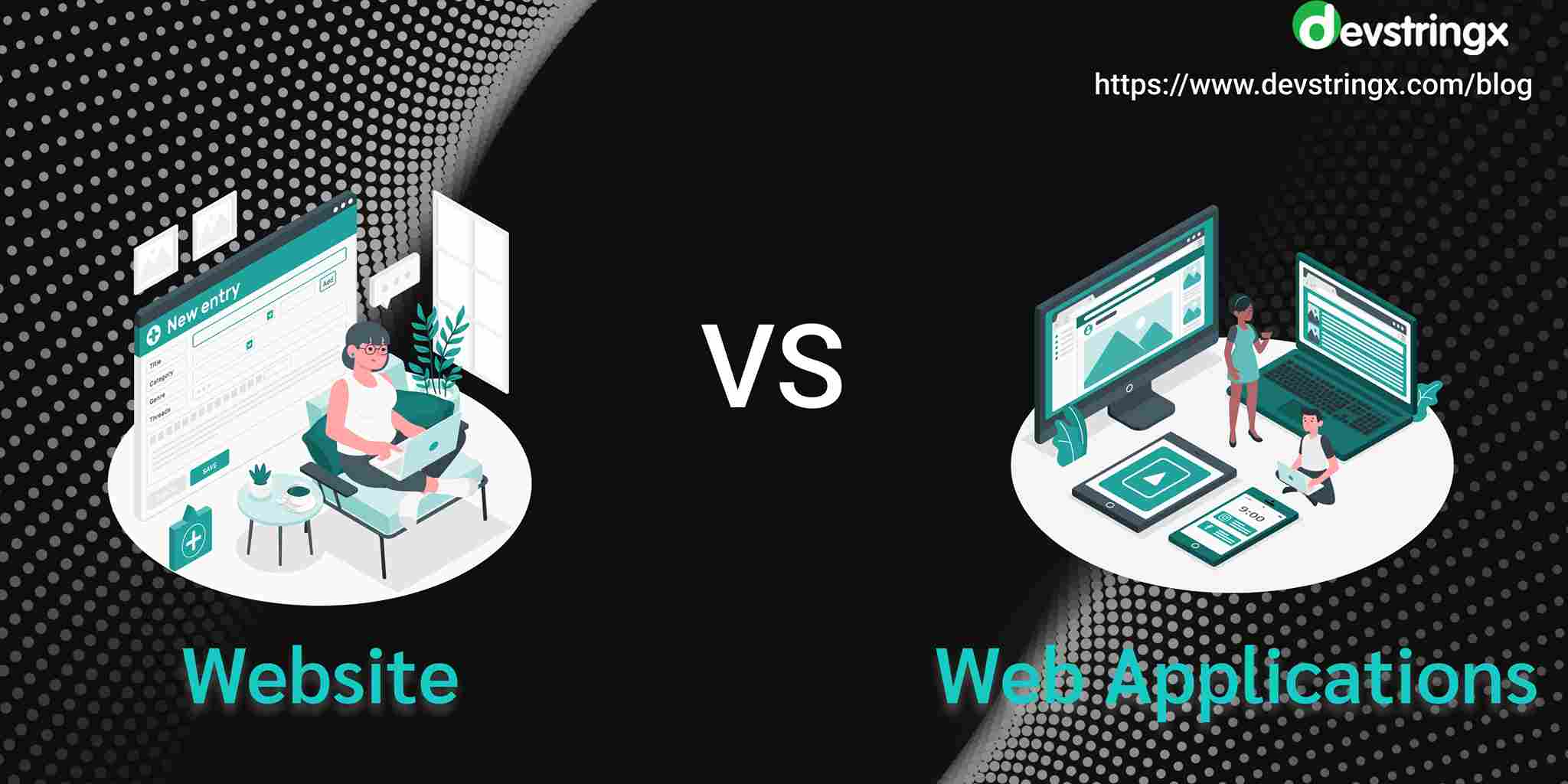 Feature image for Website Vs Web Applications