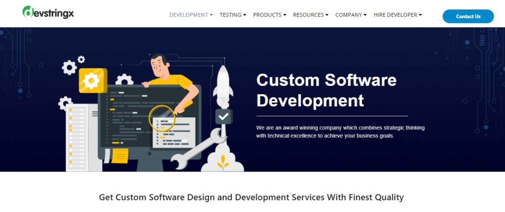 Software development image Devstringx