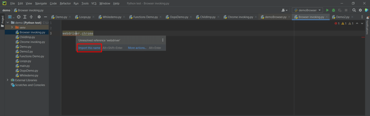 Selenium Python: Invoke Chrome Browser & Load Site to Automate