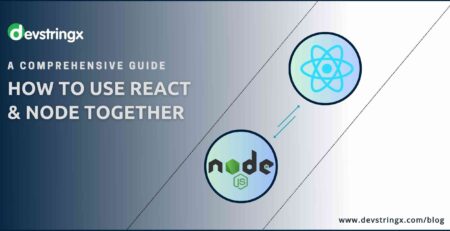 Feature image for Use of Node with React blog