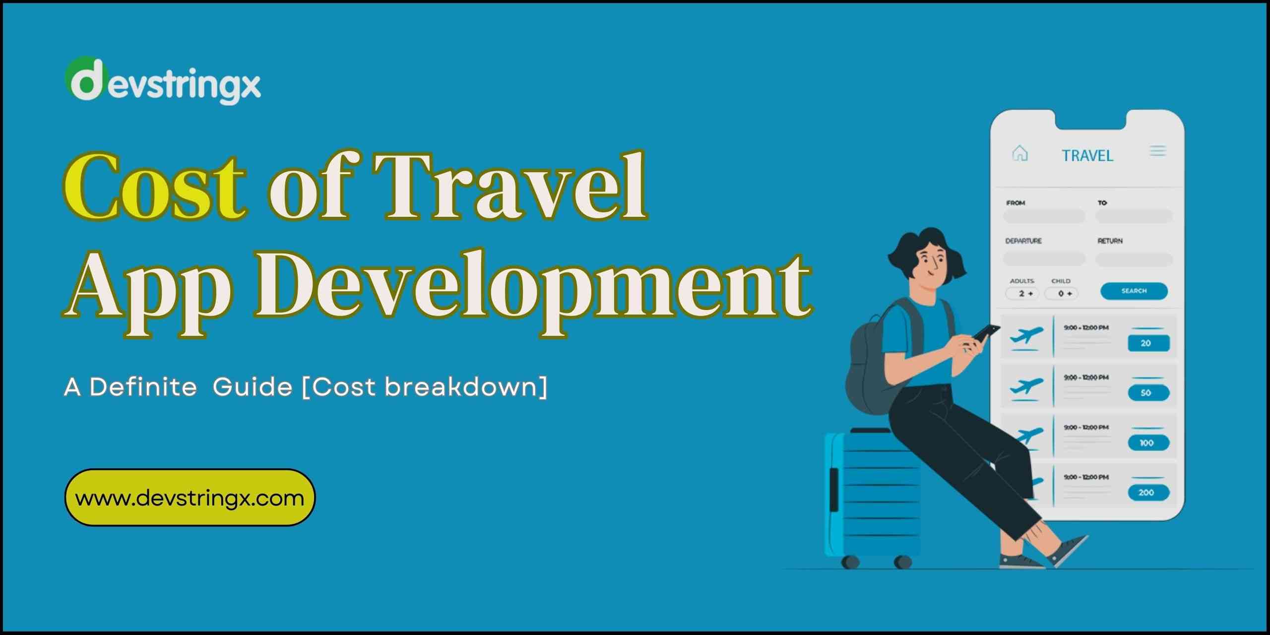 Feature image for travel app development cost blog