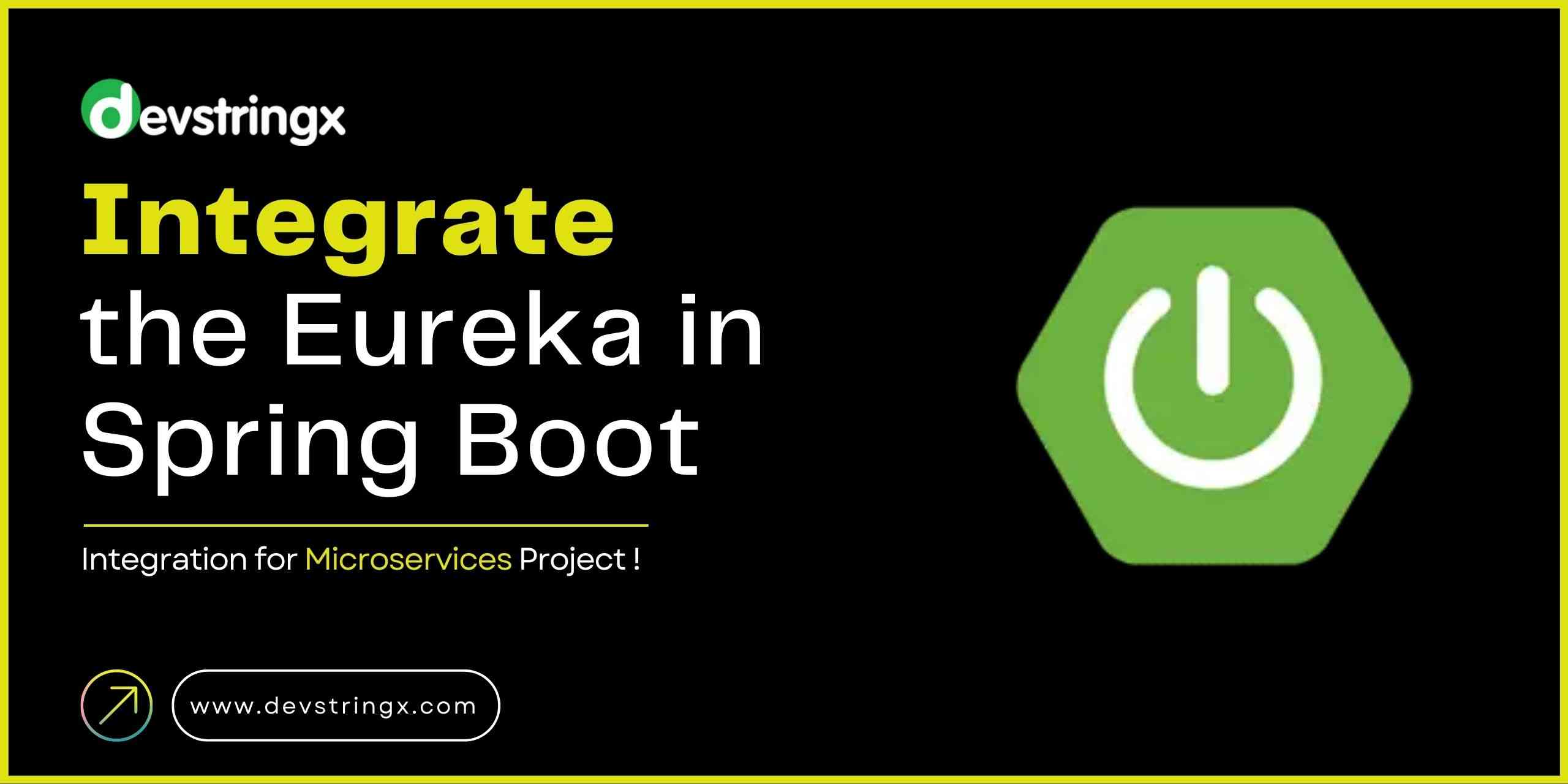 Feature image for eureka integration in spring boot blog