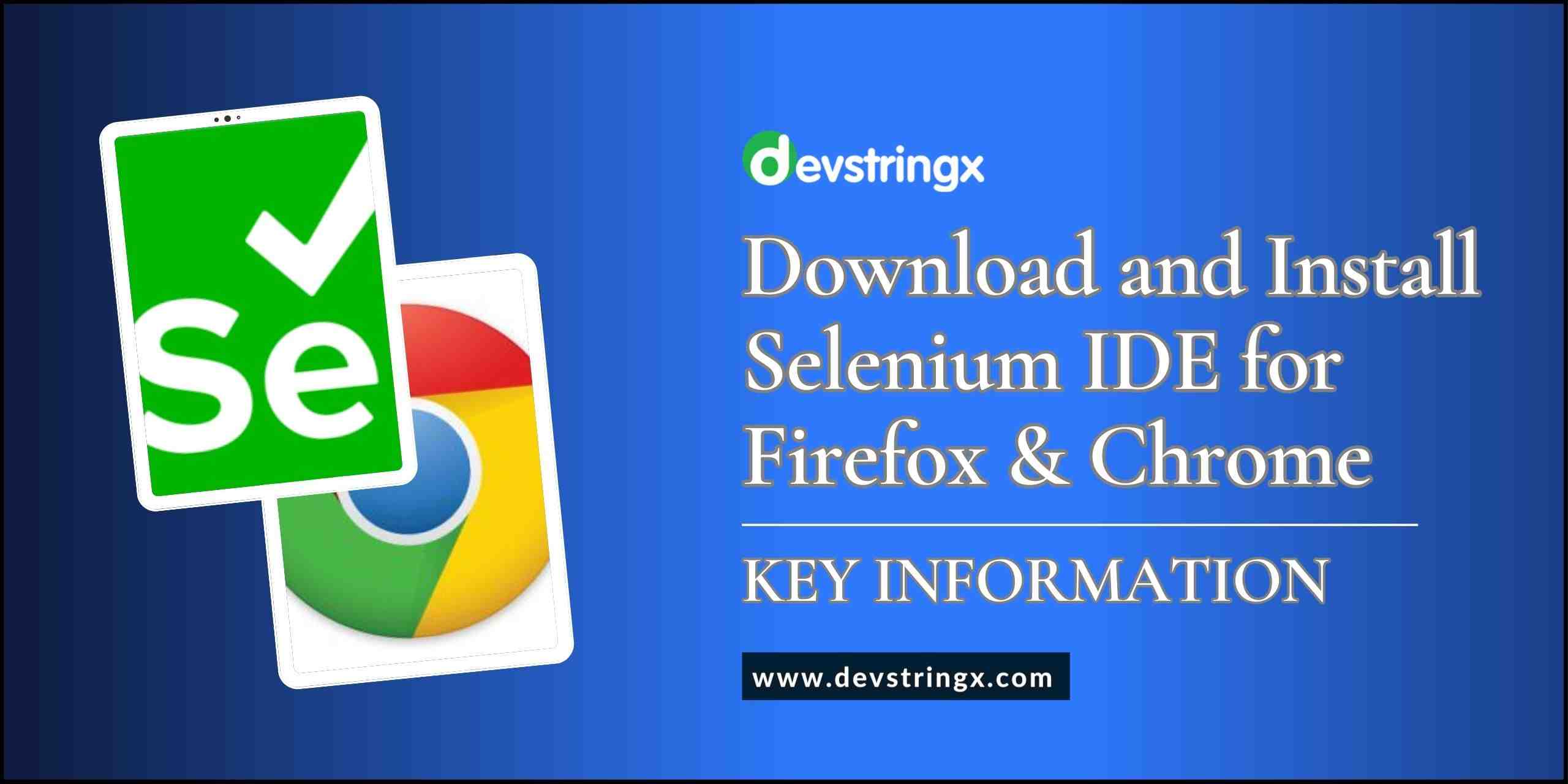 Feature image for Download and Install Selenium IDE blog
