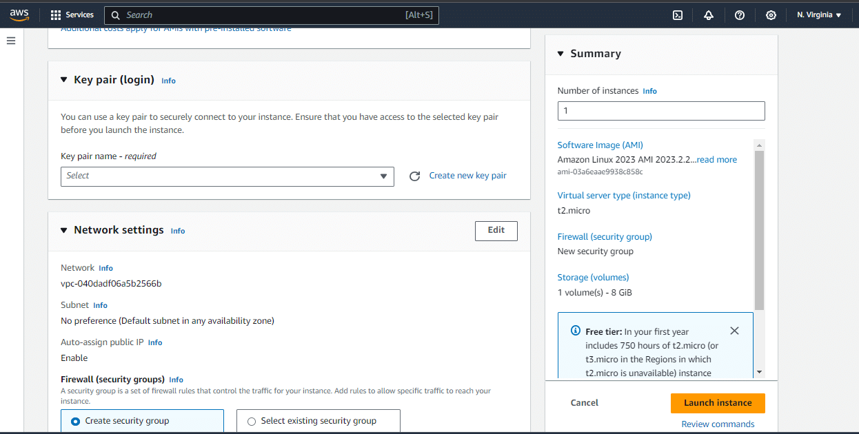 Key pair login image