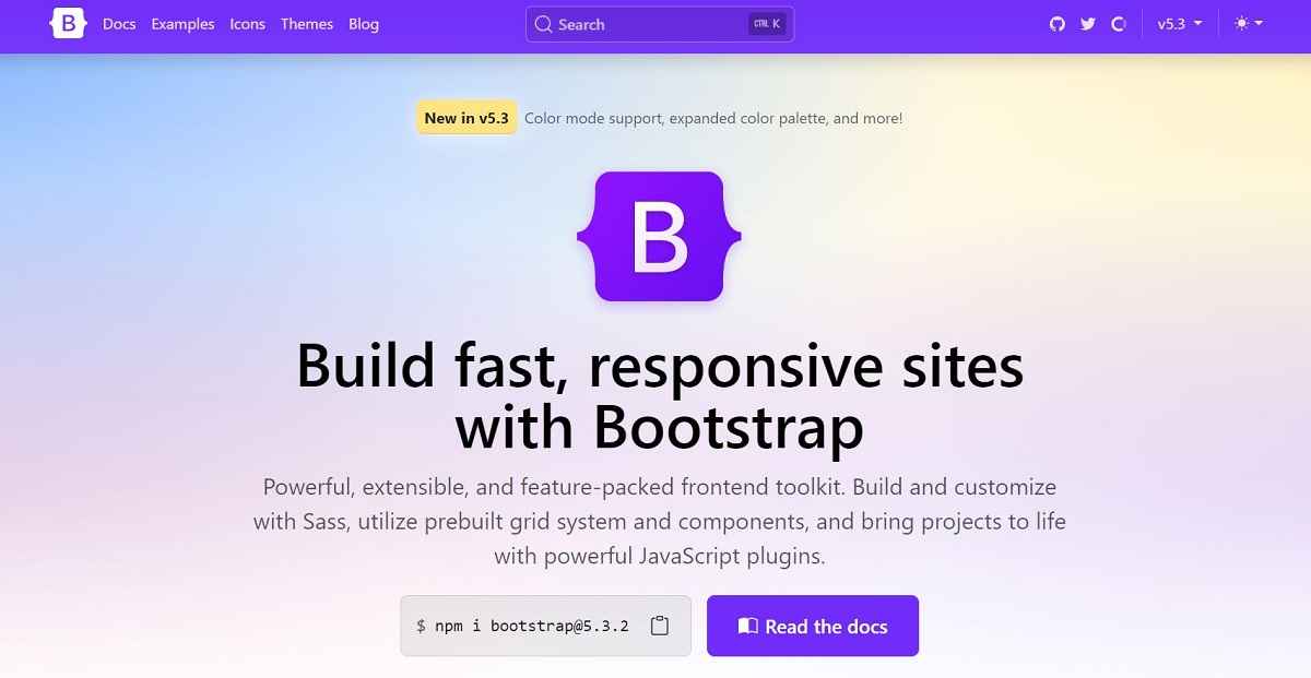 Image of Bootstrap software 