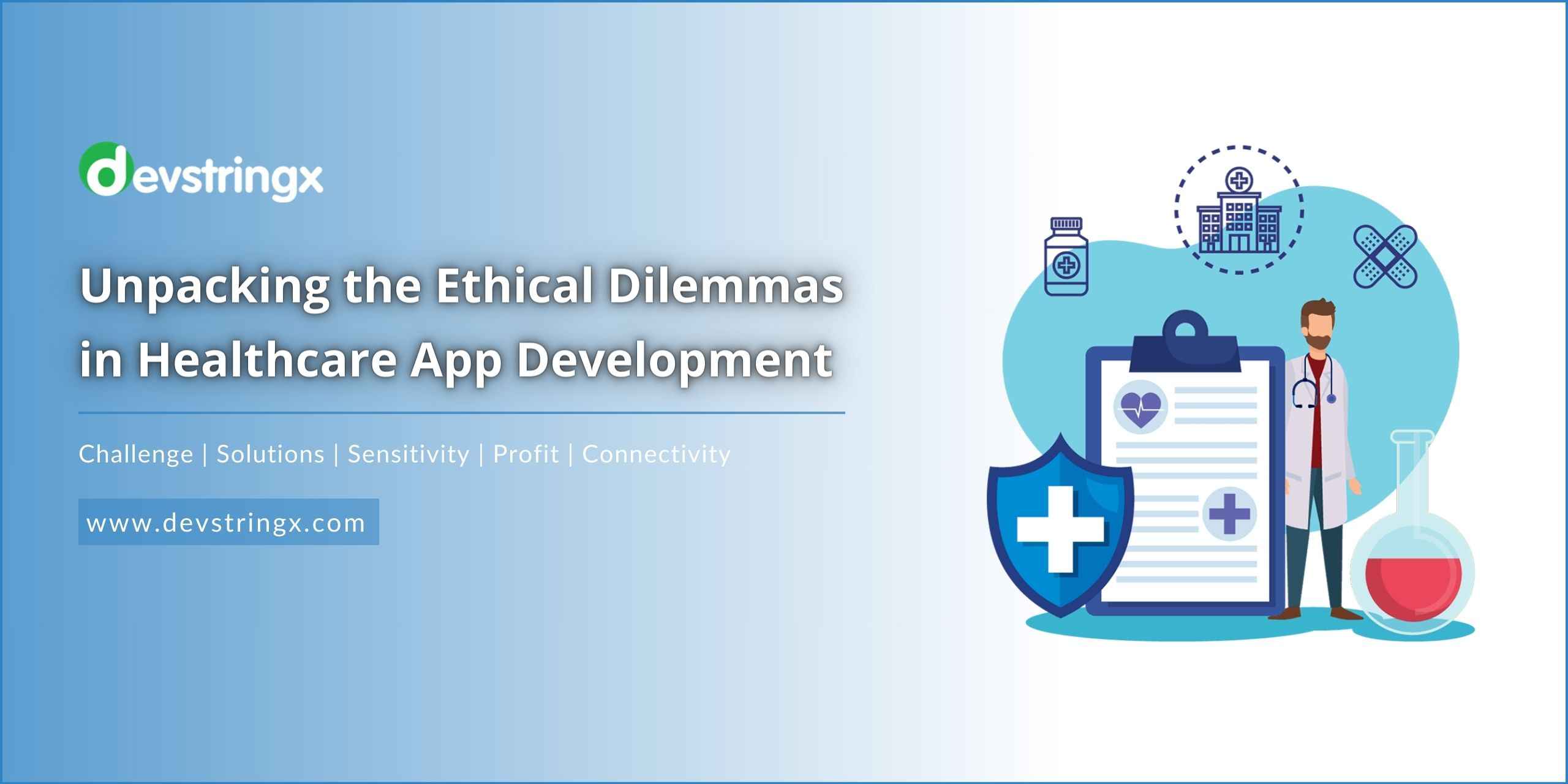 Feature image for Ethical dilemmas in healthcare app blog