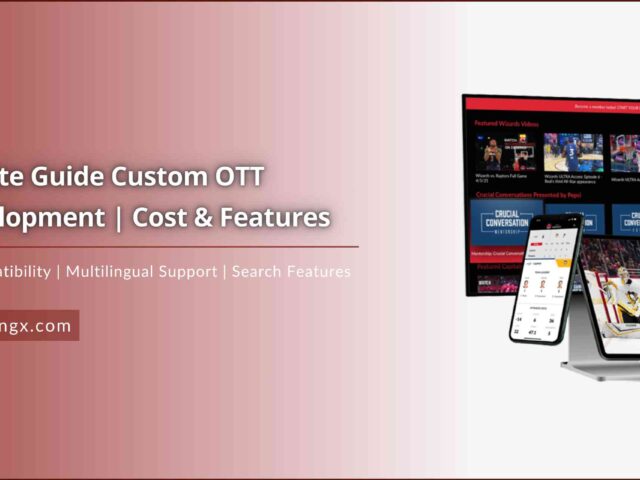 Feature image for OTT App development cost blog