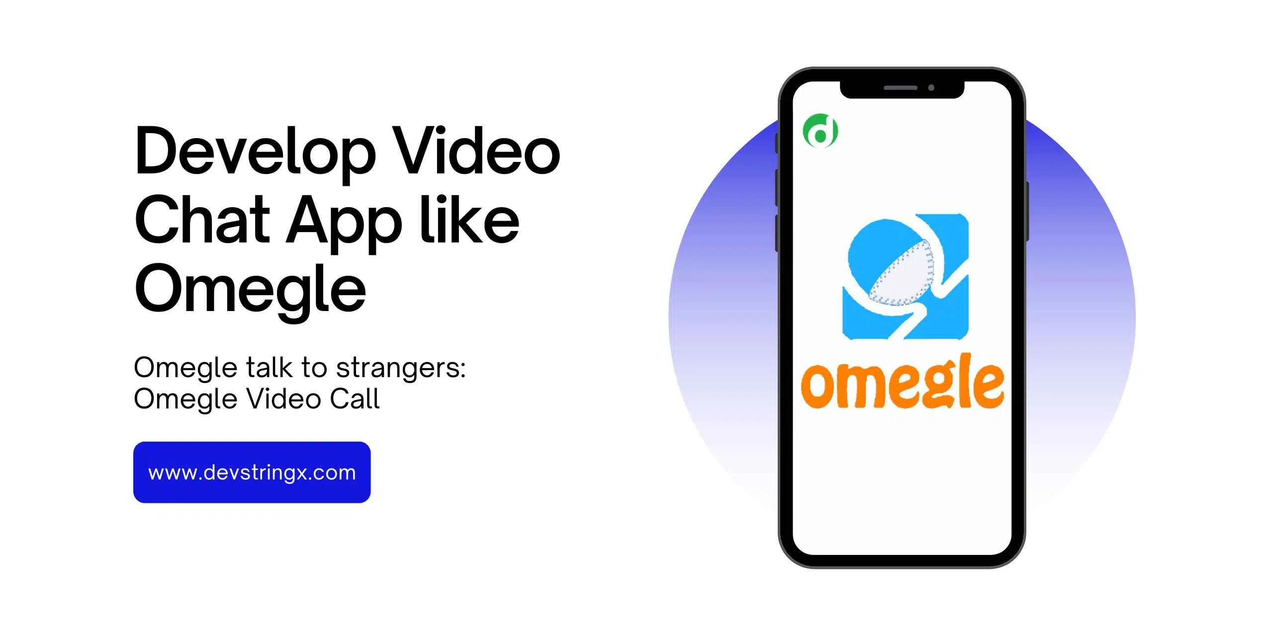 Feature image for Omegle app development blog